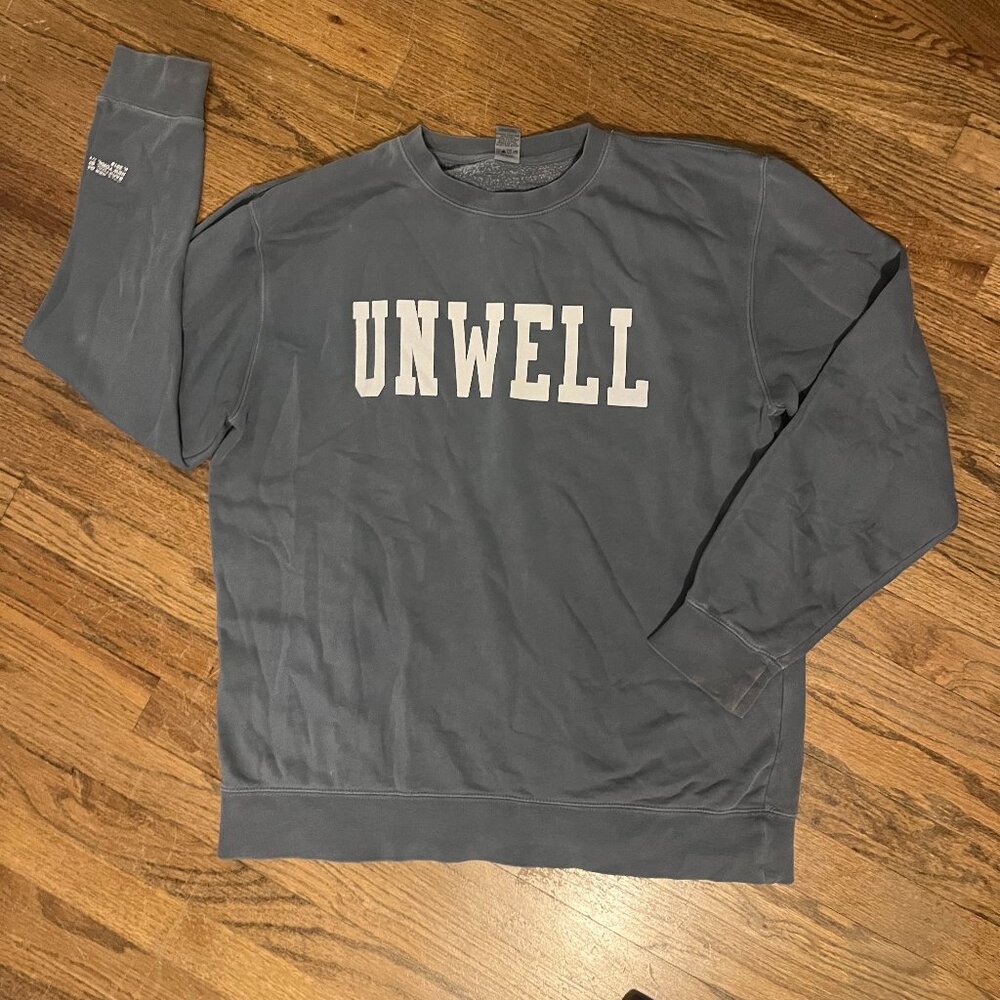 UNWELL Call Her Daddy Blue Crewneck